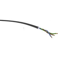  H07RN-F (GT gumikábel) 3x1,5 mm2, fekete, sodrott, réz, extrudált EI 4 típusú (EPR)gumi-anyagkeverék szigetelésű, 450/750V-os kábel