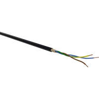 Erőátviteli / földkábel (NYY-J / E-YY-J) 3x4 mm2, fekete, tömör, réz, PVC szigetelésű, 0,6/1Kv-os kábel