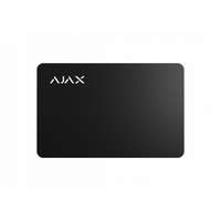 AJAX AJAX 23498.89.BL Pass Titkosított érintés nélküli kártya a Keypad Plus-hoz (10db/csomag) fekete
