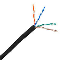 Bitner UTP Cat5E 4x2xAWG24/1 kültéri/földkábel FEKETE (500m dobon)