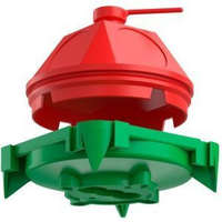 Kaiser Kaiser 1249-50 Sorolható 60-as beton födémdoboz, előlap + hátlap M5-ös menettel lámpahoroghoz, 55 mm mély, 4 csavarhellyel