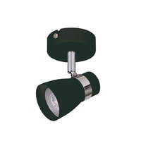 Kanlux Kanlux 28761 ENALI EL-1O B lámpa GU10 foglalattal, beltéri oldalfali/mennyezeti, fekete színben, max 35W teljesítmény, IP20 védettséggel, 220-240 V (Kanlux 28761)
