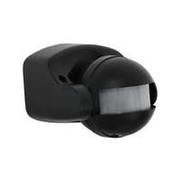Kanlux Kanlux 461 ALER JQ-30-B kültéri oldalfali mozgásérzékelő, fekete színben, PIR szenzor, IP44 védettséggel, 1000W teljesítmény, 220-240V (Kanlux 461)