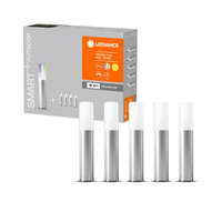  LEDVANCE SMART+ WIFI vezérlésű GARDEN 5 Pole, kültéri, földbeszúrható LED kerti lámpa, 5,7 W-os, meleg fehér / RGBW 3000 K, IP65, 180 lm, 25 000 óra, LED modul, hangvezérelhető (4058075478213)