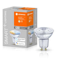  LEDVANCE SMART+ WIFI vezérlésű, LED fényforrás, SPOT GU10, szabályozható, 5 W-os, változtatható színhőmérséklet: fehér (2700-6500 K), 350 lm, IP20, 20 000 óra, GU10, hangvezérelhető (4058075485679)
