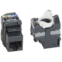  Legrand 033180 RJ45 Keystone port Cat5e árnyékolatlan (UTP) LCS2 gyorscsatlakozós 180° 100MHz 1Gigabit ( Legrand 033180 )