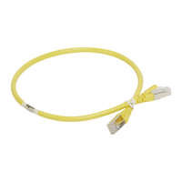  Legrand 051816 patch kábel RJ45-RJ45 Cat6A árnyékolt (S/FTP) PVC 0,5 méter sárga d: 6,2mm AWG27 LCS3 ( Legrand 051816 )