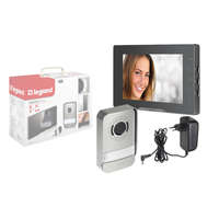 Legrand Legrand 368910 EASYKIT fekete 2 vezetékes PLUS videó kaputelefon szett adapterrel, egylakásos, bővíthető, színes 7"-os beltéri egység ( Legrand 368910 )
