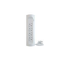Legrand Legrand 694501 Sarokba illeszkedő elosztósor 4x2P+F, 1 m vezetékkel, fehér (Legrand 694501)