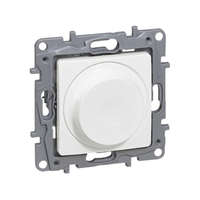 Legrand Legrand Niloé 764588 forgatógombos fényerőszabályzó (dimmer) izzó- és halogénlámpához 5-300W , fehér burkolattal keret nélkül, süllyesztett (Legrand 764588)