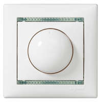 Legrand Legrand Valena 770061 forgatógombos fényerőszabályzó (dimmer) izzó- és halogénlámpához 40-400W , fehér burkolattal keret nélkül, süllyesztett 10A 250V (Legrand 770061)