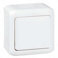Legrand Legrand Forix 782363 vízmentes váltókapcsoló (106), fehér burkolattal, kerettel, falon kívüli 10A 250V IP44 (Legrand 782363)