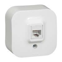 Legrand Legrand Forix 782424 Informatikai csatlakozóaljzat 1xRJ45 Cat5e UTP fehér burkolattal, kerettel, falon kívüli IP20 (Legrand 782424)