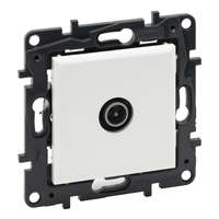 Legrand Legrand Niloé Step 863174 TV csillagpontos aljzat, végzáró (1,5 dB /, fehér (Legrand 863174 / 863174B)