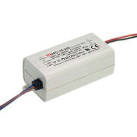  Mean Well APC-16-350 Egykimenetes, áramgenerátoros LED tápegység, Vin: 90-264 VAC, Vout: 12-48 VDC / 350 mA, P: 16 W, 77 x 40 x 29 mm ( APC-16-350 )