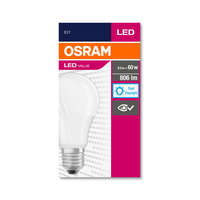 Osram OSRAM Value LED körte, matt búra, 8,5W 806lm 6500K E27, átlagos élettartam: 10000 óra, fényszín: daylight LED VALUE CL A 60 FR 8.5W 6500K E27 ( 4052899326873 )