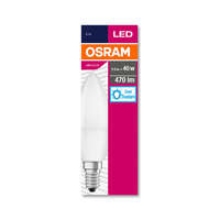  OSRAM Value LED gyertya, matt búra, 5,5W 470lm 6500K E14, átlagos élettartam: 10000 óra, fényszín: daylight LED VALUE CL B 40 FR 5.5W 6500K E14 ( 4052899971066 )