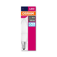 Osram OSRAM Value LED gyertya, matt búra, 5,5W 470lm 6500K E14, átlagos élettartam: 10000 óra, fényszín: daylight LED VALUE CL B 40 FR 5.5W 6500K E14 ( 4052899971066 )