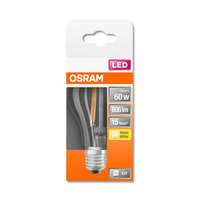 Osram OSRAM Star LED körte, átlátszó üveg búra, 7W 806lm 2700K E27, átlagos élettartam: 15000 óra, fényszín: meleg fehér LED ST CL A 60 FIL 7W 2700K E27 ( 4058075112261 )
