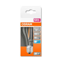  OSRAM Star LED körte, átlátszó üveg búra, 6,5W 806lm 4000K E27, átlagos élettartam: 15000 óra, fényszín: hideg fehér LED ST CL A 60 FIL 6.5W 4000K E27 ( 4058075112308 )