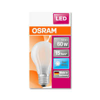  OSRAM Star LED körte, matt üveg búra, 7W 806lm 4000K E27, átlagos élettartam: 15000 óra, fényszín: hideg fehér LED ST CL A 60 GL FR 7W 4000K E27 ( 4058075115897 )