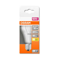  OSRAM Star LED körte, matt búra, 5,5W 470lm 2700K E27, átlagos élettartam: 15000 óra, fényszín: meleg fehér LED ST CL A 40 FR 5.5W 2700K E27 ( 4058075127319 )