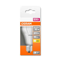 OSRAM OSRAM Star LED körte, matt búra, 5,5W 470lm 2700K E27, átlagos élettartam: 15000 óra, fényszín: meleg fehér LED ST CL A 40 FR 5.5W 2700K E27 ( 4058075127319 )