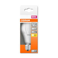  OSRAM Star LED körte, matt búra, 8,5W 806lm 2700K E27, átlagos élettartam: 15000 óra, fényszín: meleg fehér LED ST CL A 60 FR 8.5W 2700K E27 ( 4058075127357 )