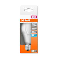  OSRAM Star LED körte, matt búra, 11W 1055lm 4000K E27, átlagos élettartam: 15000 óra, fényszín: hideg fehér LED ST CL A 75 FR 11W 4000K E27 ( 4058075304215 )