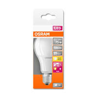  OSRAM Star+ fényérzékelős LED körte, matt plasztik búra, 10W 1055lm 2700K E27, átlagos élettartam: 25000 óra, fényszín: meleg fehér LED STAR+ DAYLIGHT SENSOR CL A 75 FR 10W 2700K E27 ( 4058075428287 )