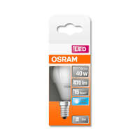  OSRAM Star LED kisgömb, matt búra, 5W 470lm 4000K E14, átlagos élettartam: 15000 óra, fényszín: hideg fehér LED ST CL P 40 FR 5W 4000K E14 ( 4058075430815 )