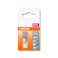  OSRAM Star 230V LED kapszula, átlátszó búra, 2,6W 320lm 4000K G9, átlagos élettartam: 15000 óra, fényszín: hideg fehér LED ST PIN 230V 30 CL 2.6W 4000K G9 ( 4058075432369 )