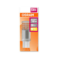 OSRAM Star 230V LED kapszula, átlátszó búra, 3,8W 470lm 2700K G9, átlagos élettartam: 15000 óra, fényszín: meleg fehér LED ST PIN 230V 40 CL 3.8W 2700K G9 ( 4058075432390 )