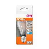  OSRAM Star LED körte, matt üveg búra, 11W 1521lm 4000K E27, átlagos élettartam: 10000 óra, fényszín: hideg fehér LED ST CL A 100 GL FR 11W 4000K E27 ( 4058075434028 )