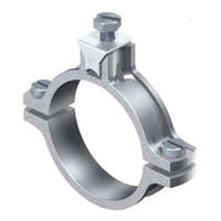 Obo Bettermann Obo Bettermann 5050111 - 950 Z 1 Földelő csőbilincs 1 coll csövekhez, 31,5 - 34,5 mm befogási tartomány, felsőrész és -alsórész cink-présöntvényből