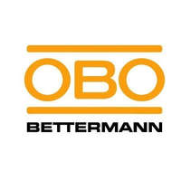  Obo Bettermann 1198052 - 2058UW 52 LGR - univerzális ellendarab kettős nyomóvályúvá alakítható 46-52mm világosszürke