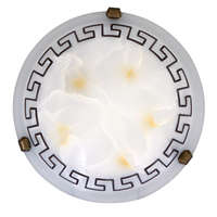 Rábalux Rábalux 7648 ETRUSCO beltéri mennyezeti lámpa fehér alabástrom üveg színben, E27 foglalattal, IP20 védettséggel, 5 év garanciával ( Rábalux 7648 )