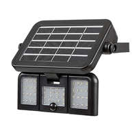 Rábalux Rábalux 77020 LIHULL kültéri napelemes lámpa fekete színben, 500 lm, 9,6W teljesítmény, 10000h élettartammal, IP44 védettséggel, 4000K ( Rábalux 77020 )