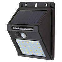 Rábalux Rábalux 7880 OSTRAVA kültéri napelemes lámpa fekete színben, 100 lm, 1,3W teljesítmény, IP44 védettséggel, 4000K ( Rábalux 7880 )