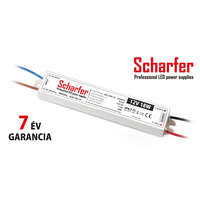  SCHARFER SCH-18-12 LED tápegység 1 fázisú, 18W, 12V DC kimenettel, 1,5A, 185...250 V AC, 50/60 Hz