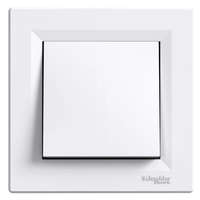 Schneider Electric Schneider Electric Asfora EPH0100221 vízmentes egypólusú kapcsoló (101), fehér burkolattal, kerettel, süllyesztett, vízmentes (IP44) 10A 250V ( EPH0100221 ).