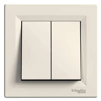 Schneider Electric Schneider Electric Asfora EPH0300123 csillárkapcsoló (105), bézs burkolattal, kerettel, süllyesztett 10A 250V ( EPH0300123 ).