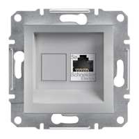 Schneider Electric Schneider Electric Asfora EPH4300161 Informatikai csatlakozóaljzat 1xRJ45, Cat5e UTP, aluminium burkolattal, keret nélkül ( EPH4300161 ).
