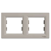 Schneider Electric Schneider Electric Asfora EPH5800269 Kettes keret, vízszintes, bronz ( EPH5800269 ).