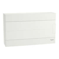  Schneider Electric Easy9 EU EZ9EUD118 műanyag kiselosztó 18 modul, 1 sor, PE+N sínnel, teli ajtóval, IP40 (zárt ajtóval), falon kívüli - méret 221x364x103 mm ( EZ9EUD118 )