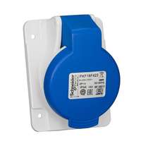 Schneider Electric Schneider Electric, PKF16F423, ipari csatlakozó beépíthető dugalj ferde 3P (2P+F) 16A 6h, 230V 50/60 Hz, IP44, Dafb-162, kék, csavaros csatlakozás, PratiKa (Schneider PKF16F423)