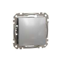 Schneider Electric Schneider Electric SDD113111 egypólusú nyomó (N101), alumínium burkolattal, rugós bekötés, kerét nélkül, süllyesztett, 10A 250V IP20 (Sedna Design / Elements)
