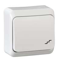 Schneider Electric Schneider Electric Prima WDE001060 váltókapcsoló (106), fehér, komplett szerelvény, falon kívüli 10A 250 ( WDE001060 ).