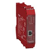  Schneider Electric XPSMCMEN0100HT Preventa XPS MCM biztonsági vezérlő, biztonsági sebességfigyelő modul, 1 HTL enkóder + 2 közelités értékelő bemenet