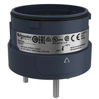 Schneider Electric Schneider XVUZ01 Harmony XVU Ø60 fényoszlop rögzítő egység közvetlen rögzítéshez, 3 pontos, fekete